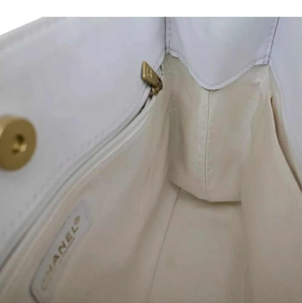 CHANEL 🔥Rare🔥 Wild Stitch Lambskin Quilted Chain Shoulder Bag!